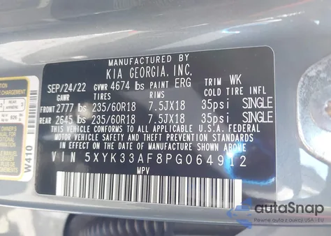 2023 Kia Sportage Ex from USA, damaged, VIN 5XYK33AF8PG064912